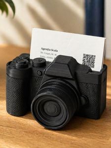 Camera Shaped Business Card Holder