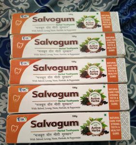 Salvogum Herbal Toothpaste - 5 Pack
