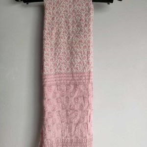 a-line Cotton Kurta with dupatta