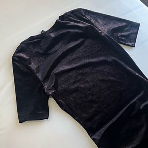 Black Velvet Bodycon Dress