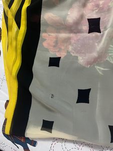 Floral Saree With Polka dot Prints