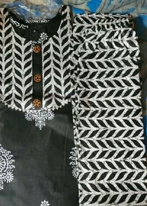 Elevate Your Daily Wardrobe with Pure Jaipuri Cotton Mix Match Kurti Pant Pair by Flora Boutique