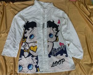 Betty Boop Graphic Print Shirt