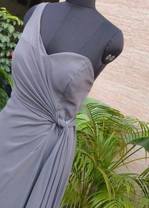 Elegant One-Shoulder gown