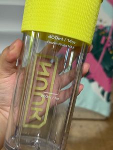 Nuuk Krush Go Jar Water Bottle - Yuzu Yellow