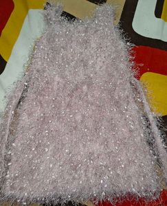 Fuzzy Sparkle Crop Top