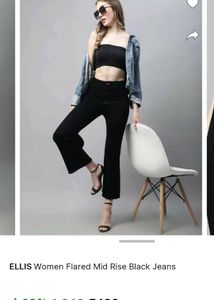 Ellis New With Tag Black Flared Jeans