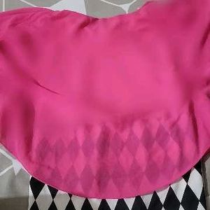 Chic Pink &amp; Black Diamond Print top