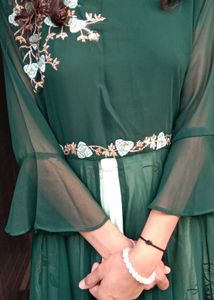 Green Floral Dress