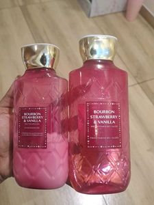 🍓COMBO🍓Bath and Body Works Bourbon Strawberry