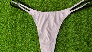 Sparkling Strap Thong Panty