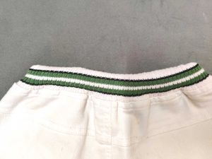 Kids White Casual Denim Shorts