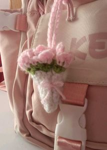Handmade Crochet Flower Bouquet Charm