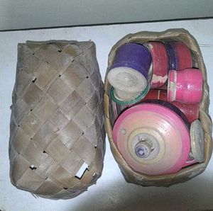 Vintage Wooden Spinning Tops