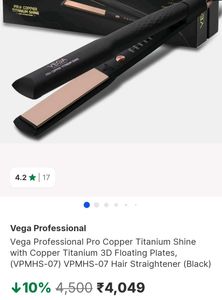 VEGA Pro Copper Titanium Straightener