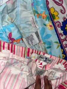 Floral &amp; Striped Pajama Pants - Set of 2