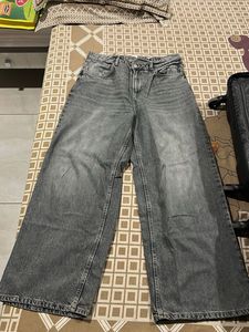 Grey Wash Denim Jeans