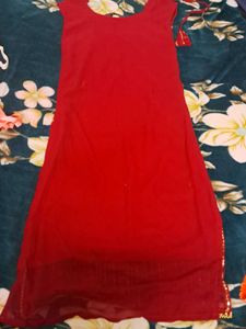 Beautiful Fuchsia Kurta Set with Sharara &amp; Dupatta