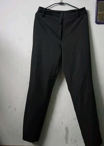 Elegant Black Korean Trouser Pants