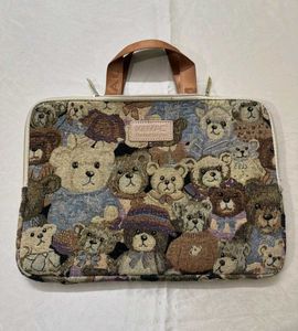 Cute Teddy Bear Laptop Bag