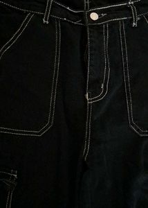 Shein dupe fly with button closure cargo jeans