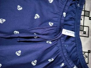 Cute Blue Heart Print Top 💙