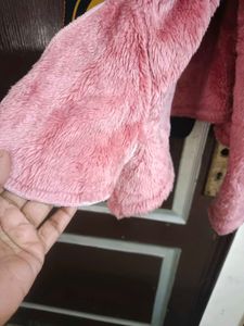 Light Pink Color Winter Coat
