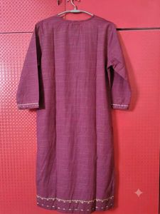 Elegant Purple Kurta Set with Dupatta