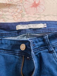 Blue Ripped Skinny Jeans