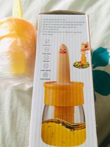 Set Of 2 Oil Dispensers w/ Silicone Brush