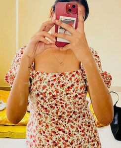 Forever New A-Line Floral Midi Dress