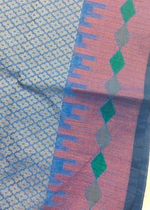 Handloom Blouse Piece (Blue)