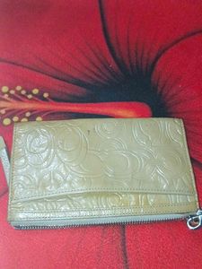 Coach Monogram Wristlet