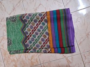 XL Pure Cotton 3pcs Kurti Set