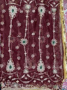 Exquisite Embellished Dupatta Scarf
