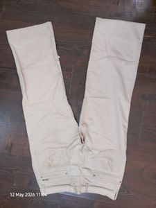 Men's Beige Casual Pants