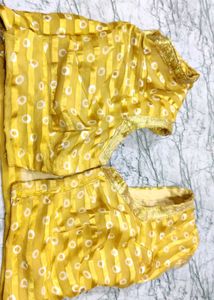 Yellow Readymade Blouse