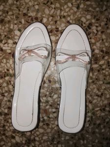 Sparkly Bow Sandals