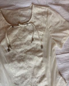 white chinese top