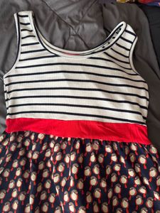 Splash Mini Fit And Flare dress