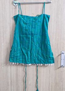Teal Ethnic Kurti