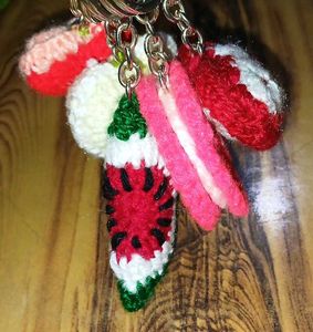 5 Handmade Crochet Keychains