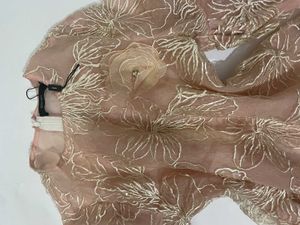 Elegant Embroidered Bell Sleeve top dress