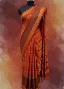 Elegant Red  Saree