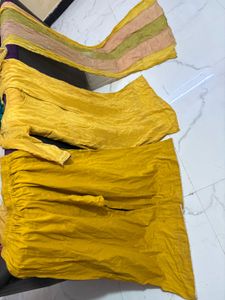 Exquisite Yellow Kurta with Intricate Embellishmen