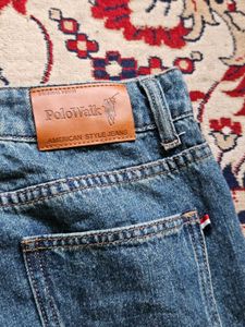 polo walk slit denim jeans