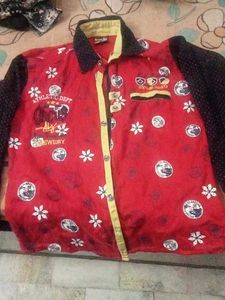 Beautiful Print Ke Saath Shirt For Boys