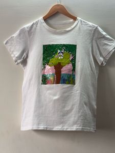 Cute Graphic Tee with Nature Print