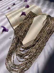 Beaded layered y2k vintage gothic Necklace pendant