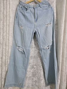 Orginial Lee Cooper Ripped Wide Leg Jea